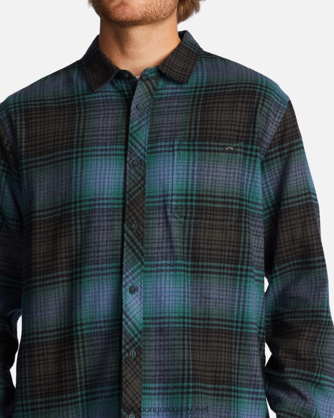 camisa de franela de la costa hombres cuervo DR6844593 Billabong