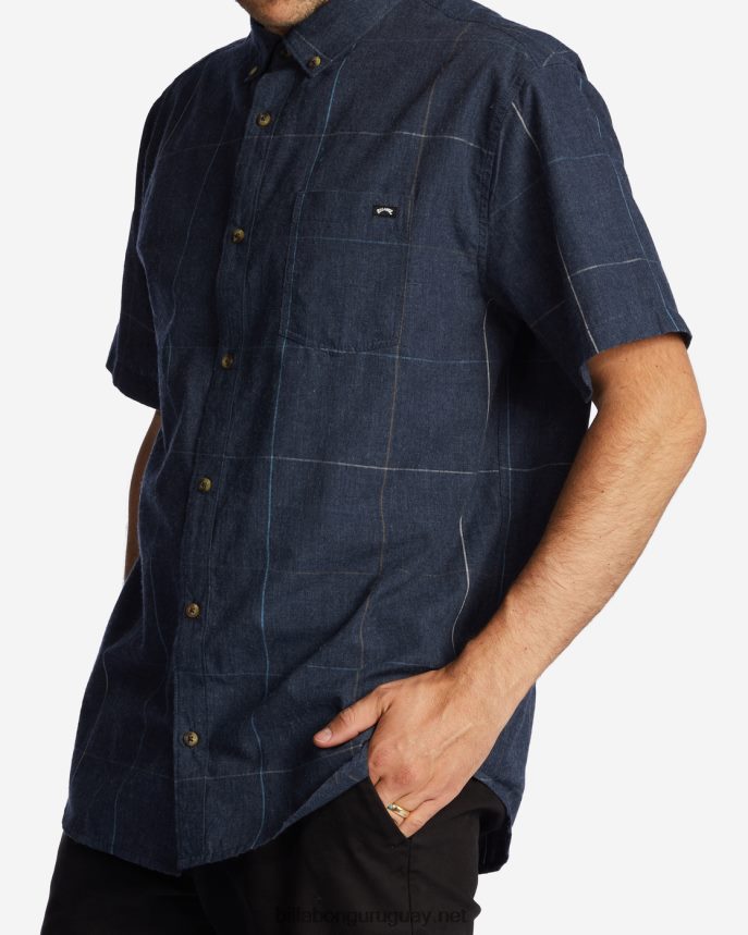 camisa de manga corta a cuadros todo el día hombres Armada DR6844591 Billabong