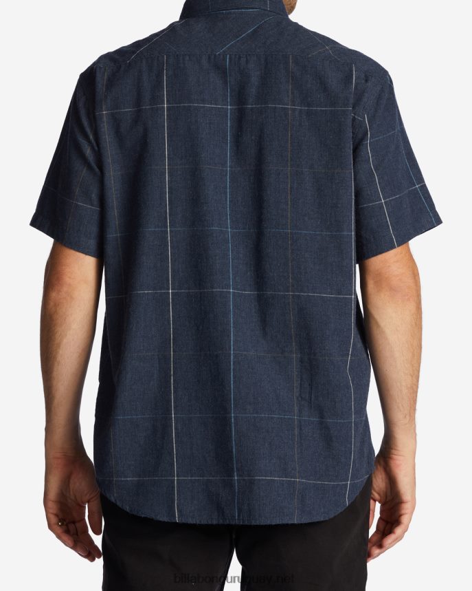 camisa de manga corta a cuadros todo el día hombres Armada DR6844591 Billabong