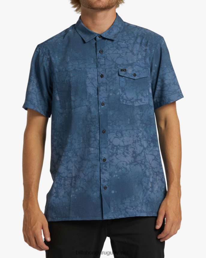 camisa de manga corta a/div surftrek perf hombres Armada DR6844435 Billabong