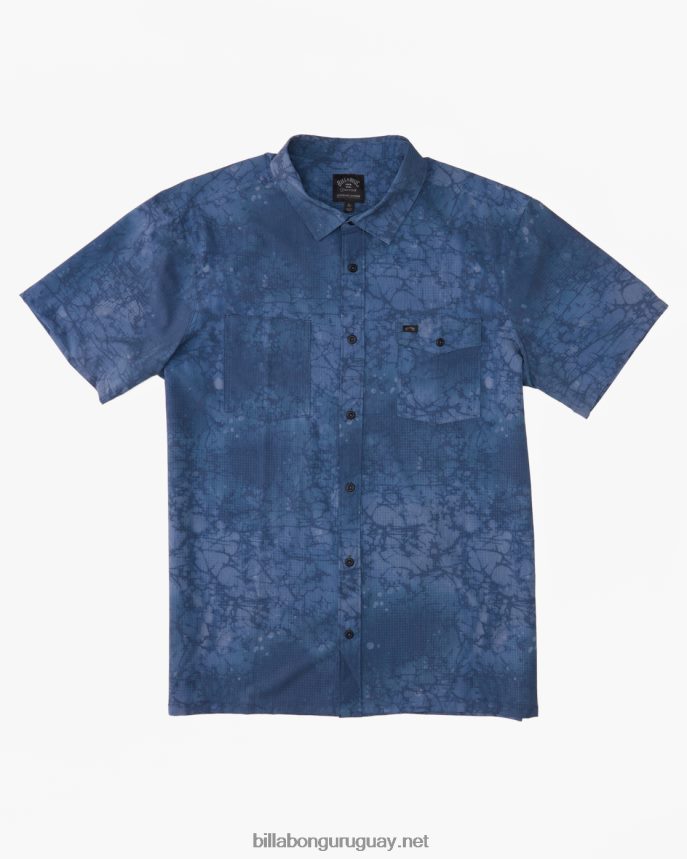 camisa de manga corta a/div surftrek perf hombres Armada DR6844435 Billabong