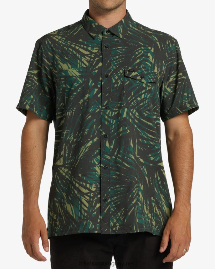 camisa de manga corta a/div surftrek perf hombres selva DR6844403 Billabong