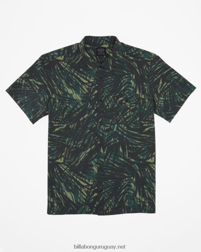 camisa de manga corta a/div surftrek perf hombres selva DR6844403 Billabong