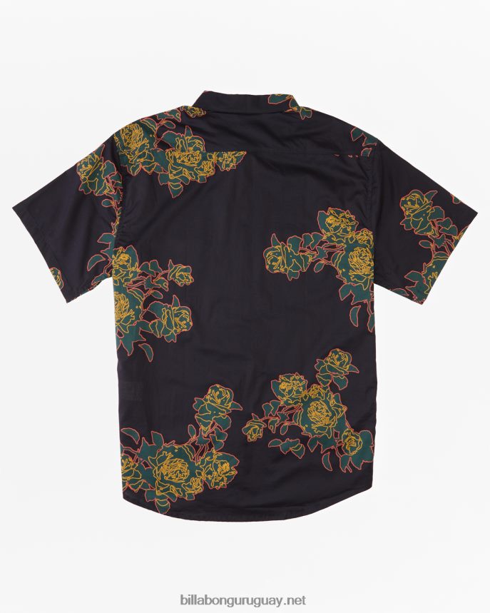 camisa de manga corta con motivo floral de Sundays hombres fantasma DR6844458 Billabong