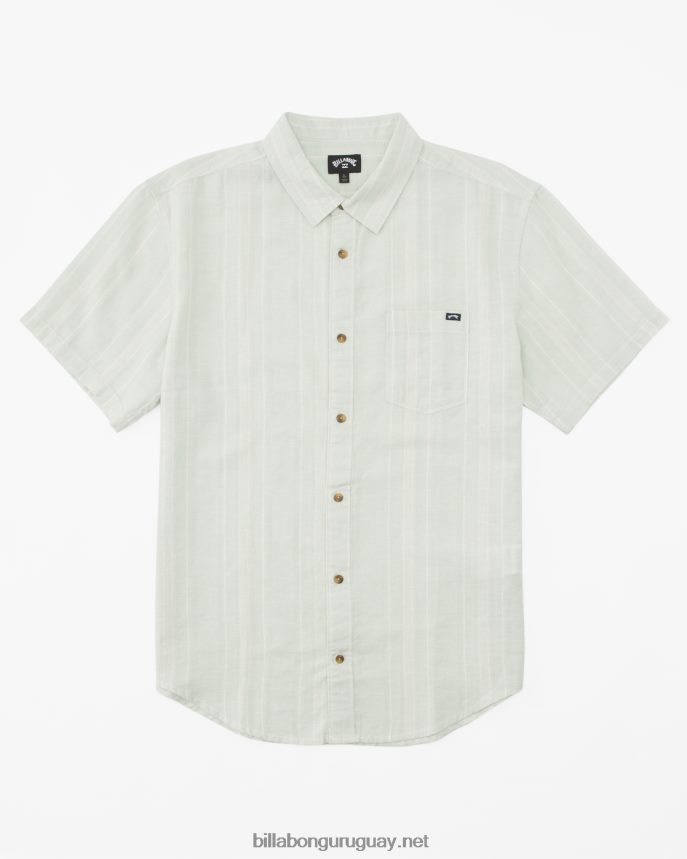 camisa de manga corta de cáñamo diaria hombres agua polvorienta DR6844368 Billabong