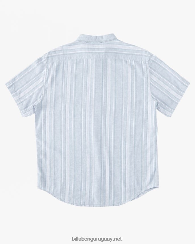 camisa de manga corta de cáñamo diaria hombres azul lavado DR6844423 Billabong