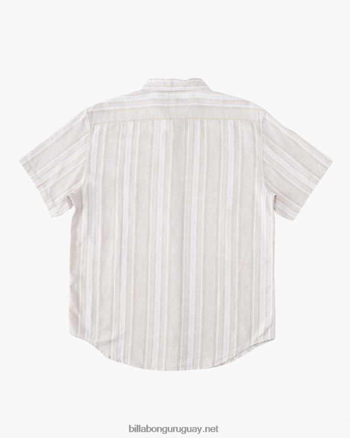 camisa de manga corta de cáñamo diaria hombres chino DR6844304 Billabong