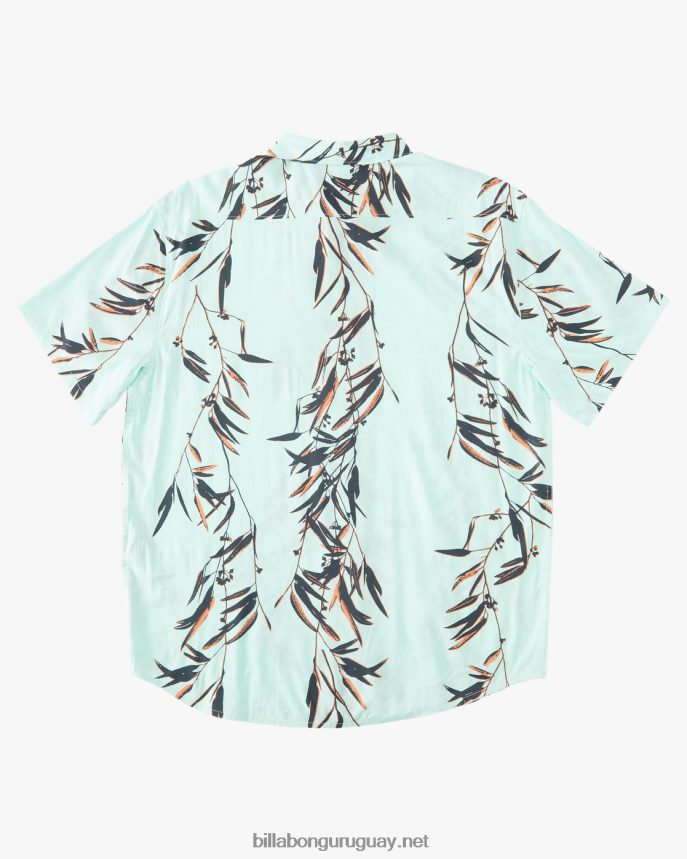 camisa de manga corta de los domingos hombres menta DR6844610 Billabong