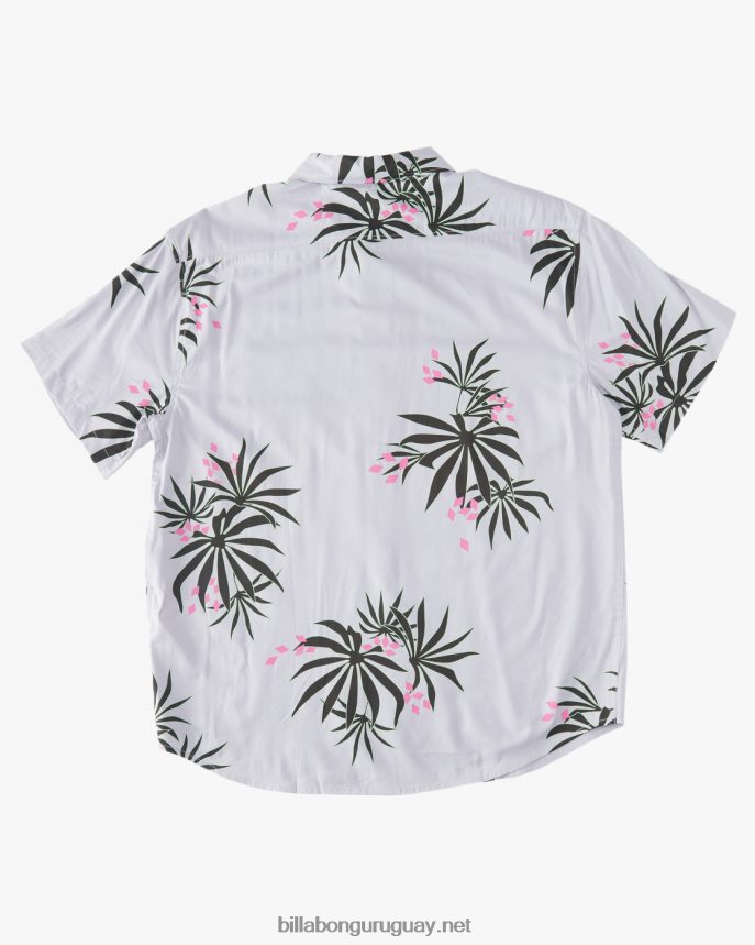 camisa de manga corta de los domingos hombres neblina púrpura DR6844646 Billabong