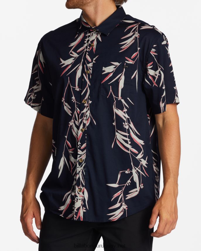 camisa de manga corta de los domingos hombres noche DR6844567 Billabong