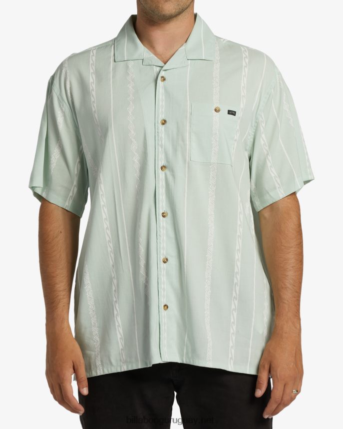 camisa de manga corta de vacaciones de domingo hombres agua polvorienta DR6844406 Billabong