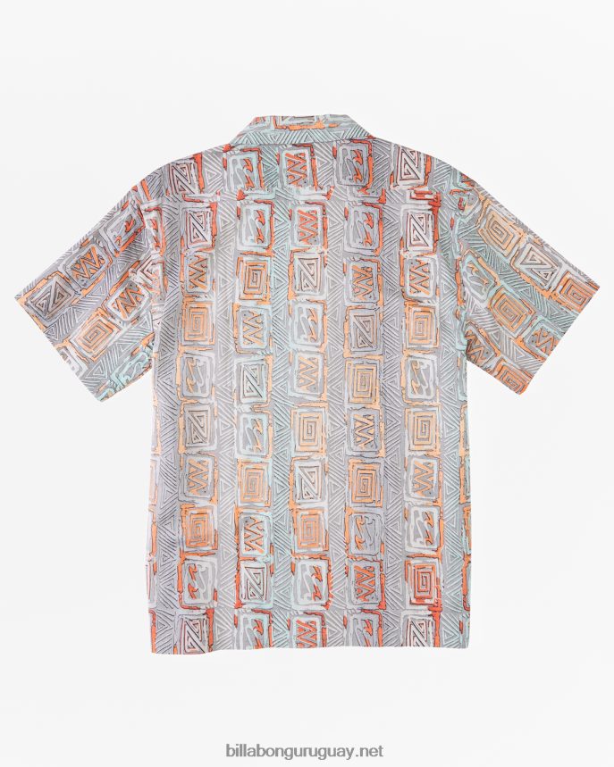 camisa de manga corta de vacaciones de domingo hombres atardecer DR68442816 Billabong