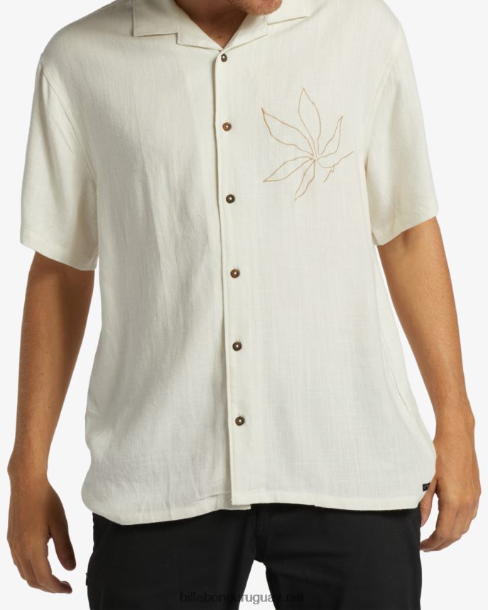 camisa de manga corta de vacaciones de domingo hombres hueso DR6844393 Billabong