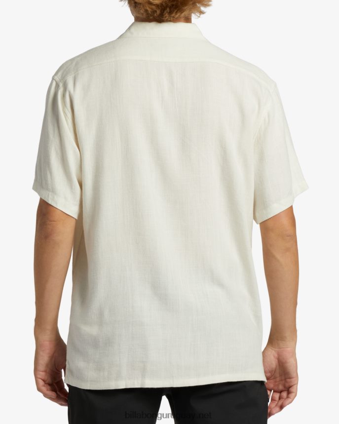 camisa de manga corta de vacaciones de domingo hombres hueso DR6844393 Billabong