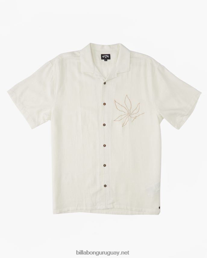 camisa de manga corta de vacaciones de domingo hombres hueso DR6844393 Billabong