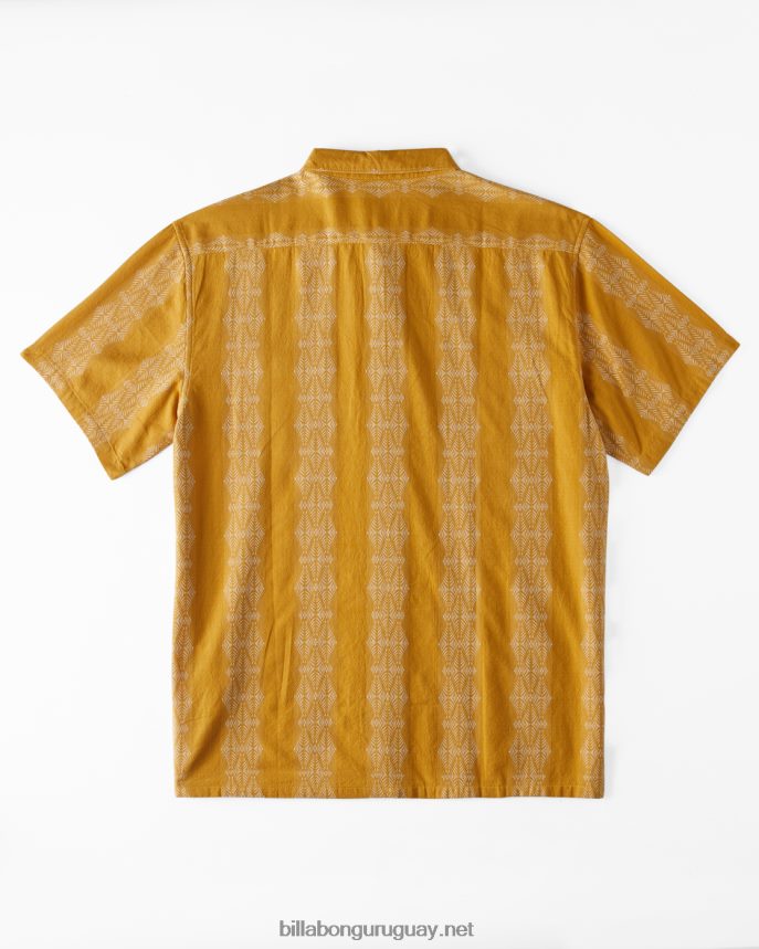 camisa de manga corta en jacquard de los domingos hombres cera de abejas DR6844409 Billabong