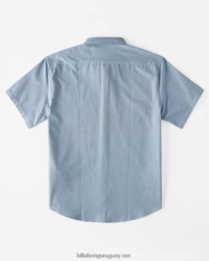 camisa de manga corta todo el día hombres azul pálido DR6844383 Billabong