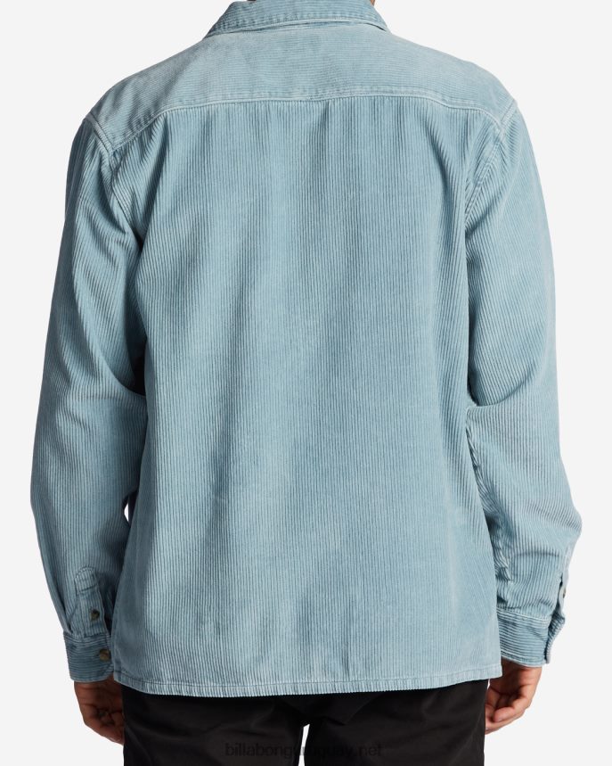 camisa de manga larga de días bong hombres humo azul DR6844667 Billabong