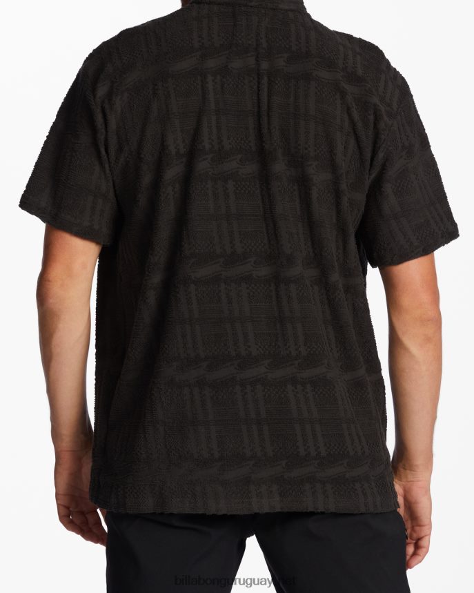 camisa mocasín de manga corta hombres cuervo DR6844606 Billabong