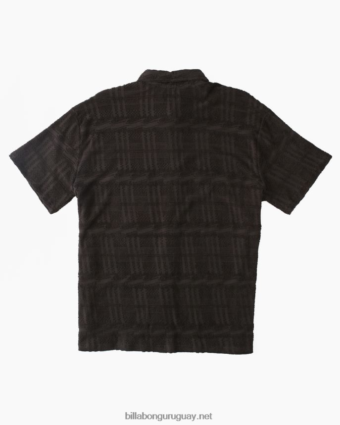 camisa mocasín de manga corta hombres cuervo DR6844606 Billabong