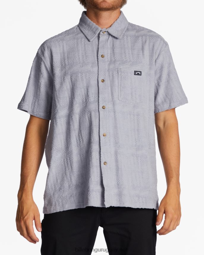 camisa mocasín de manga corta hombres gris violeta DR6844584 Billabong