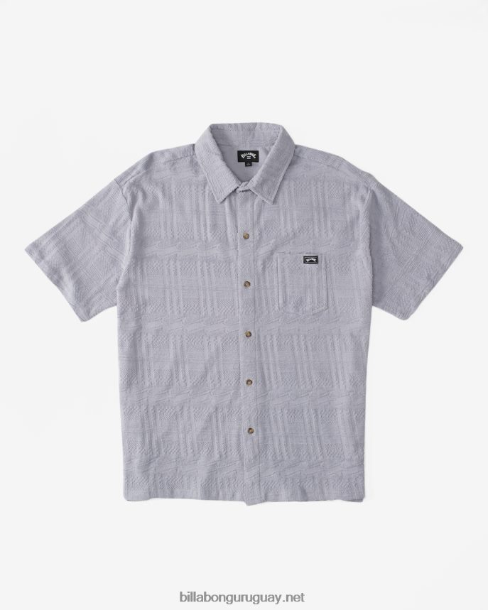 camisa mocasín de manga corta hombres gris violeta DR6844584 Billabong