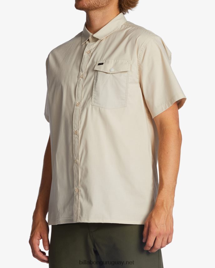 camiseta de manga corta a/div surftrek tech upf 50+ hombres chino DR6844489 Billabong