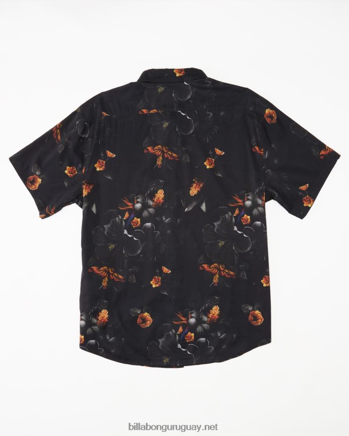 kamea domingos camisa de manga corta hombres negro DR6844658 Billabong