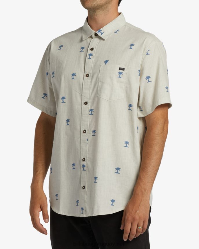 mini camisa de manga corta de los domingos hombres avena DR6844372 Billabong