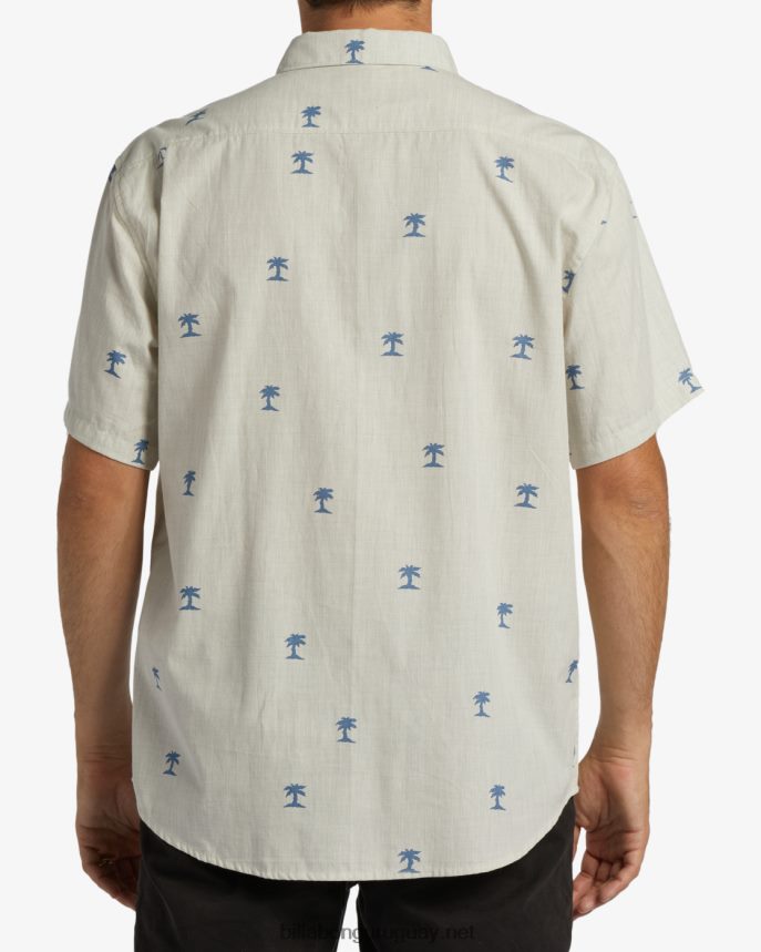 mini camisa de manga corta de los domingos hombres avena DR6844372 Billabong