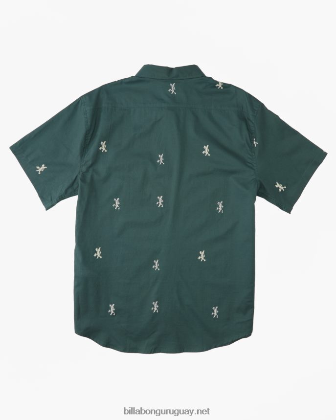 mini camisa de manga corta de los domingos hombres ciprés DR6844399 Billabong