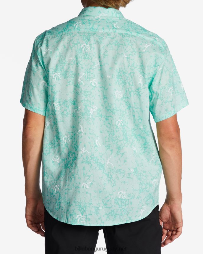mini camisa de manga corta de los domingos hombres menta DR6844665 Billabong