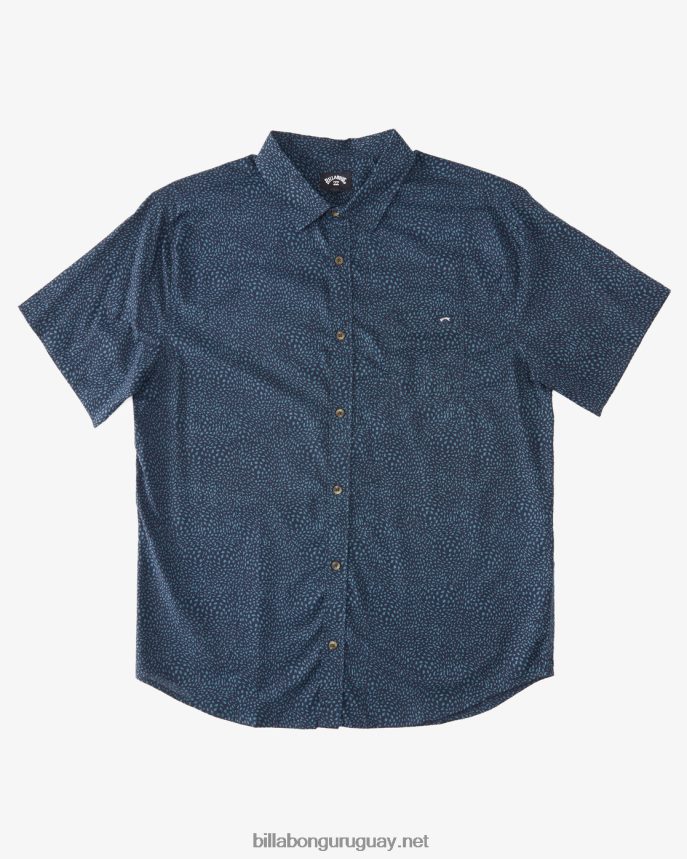 mini camisa de manga corta de los domingos hombres índigo DR6844574 Billabong