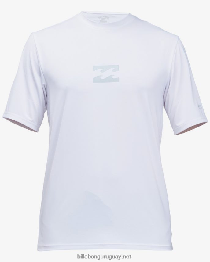 camiseta de surf de manga corta upf 50+ de ajuste holgado para todo el día hombres blanco DR6844283 Billabong