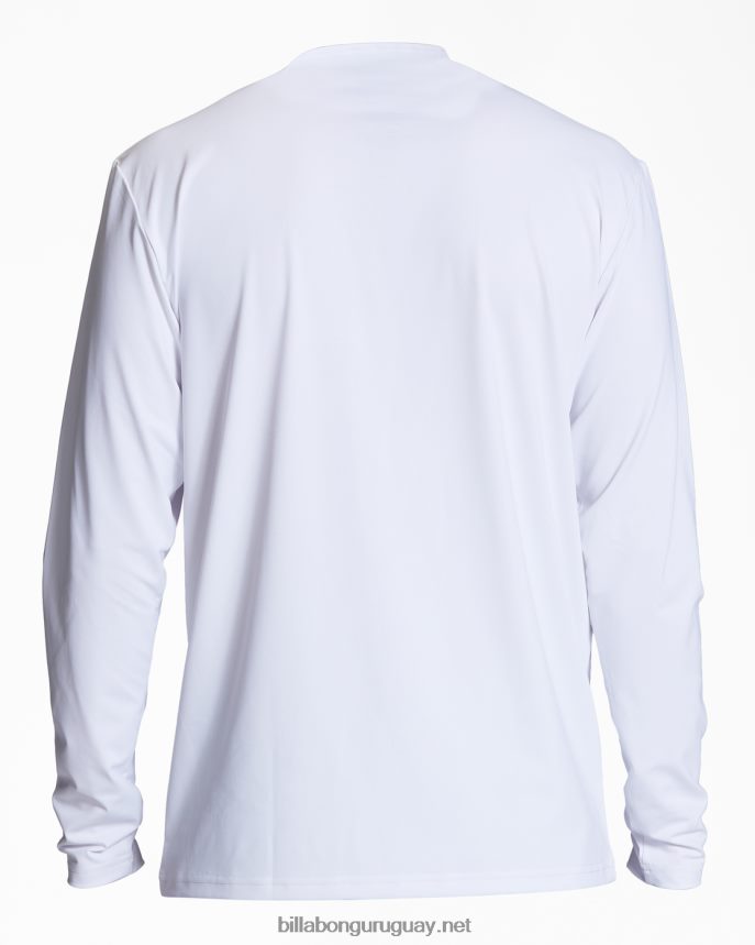 camiseta de surf de manga larga con malla de arco upf 50 hombres blanco DR6844311 Billabong