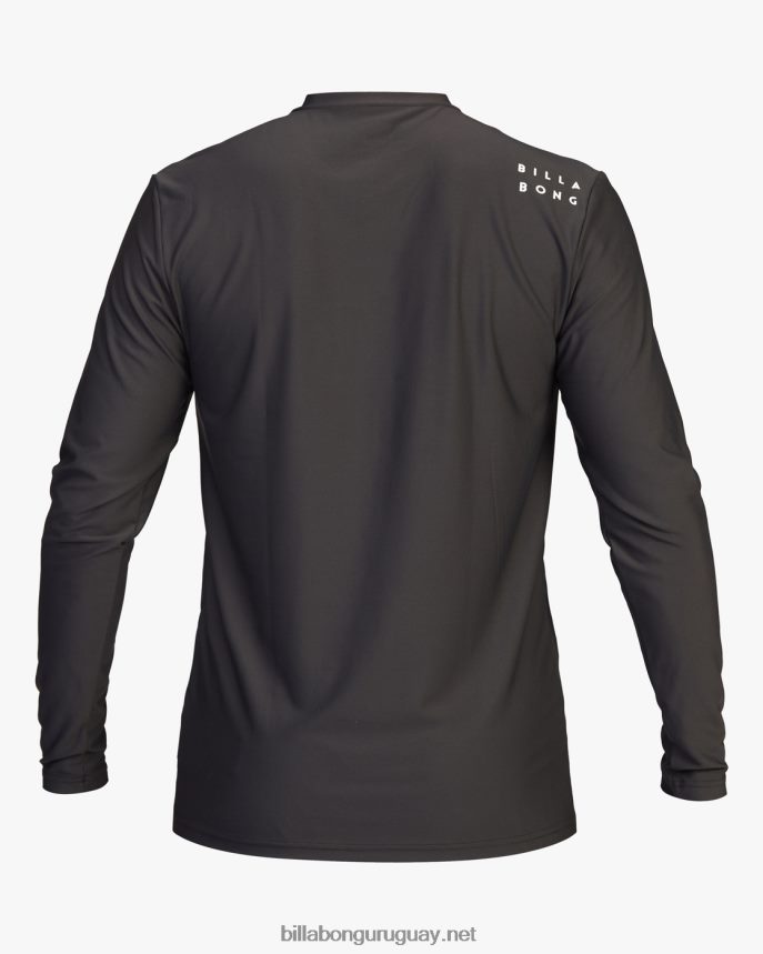 playera de surf de manga larga con ajuste holgado para todo el día hombres negro DR6844391 Billabong