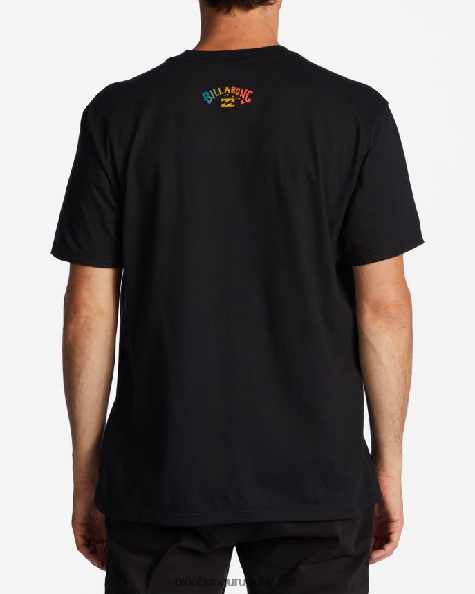 andy irons hawaii camiseta de manga corta hombres negro DR6844590 Billabong