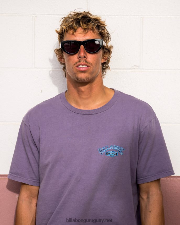 camiseta archwave hombres neblina púrpura DR6844331 Billabong