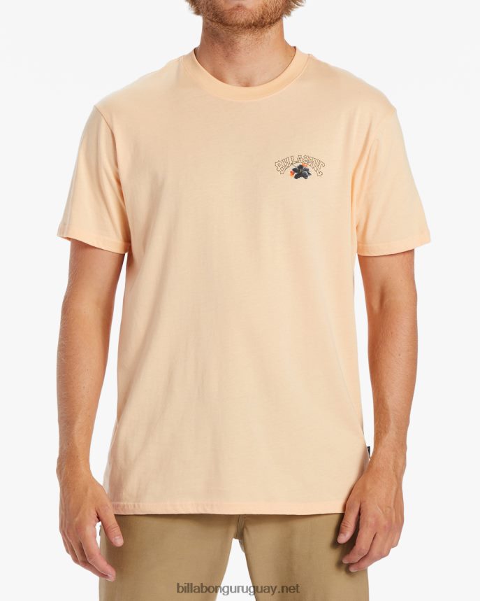 camiseta arco de lava kamea hombres melón polvoriento DR6844499 Billabong