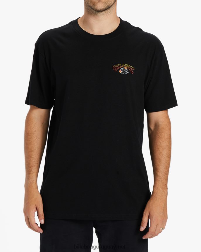 camiseta arco de lava kamea hombres negro DR6844497 Billabong