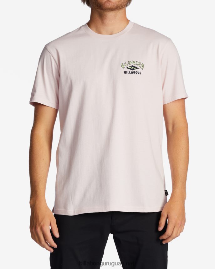 camiseta arco florida hombres neblina rosa DR6844420 Billabong