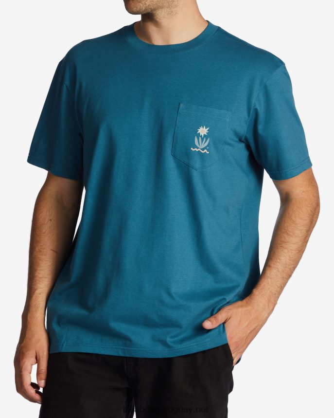 camiseta con bolsillo troppo hombres Laguna Azul DR6844599 Billabong