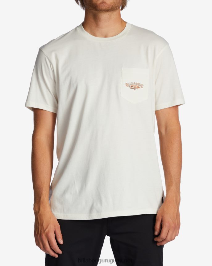 camiseta con bolsillo troppo hombres blanquecino DR6844592 Billabong