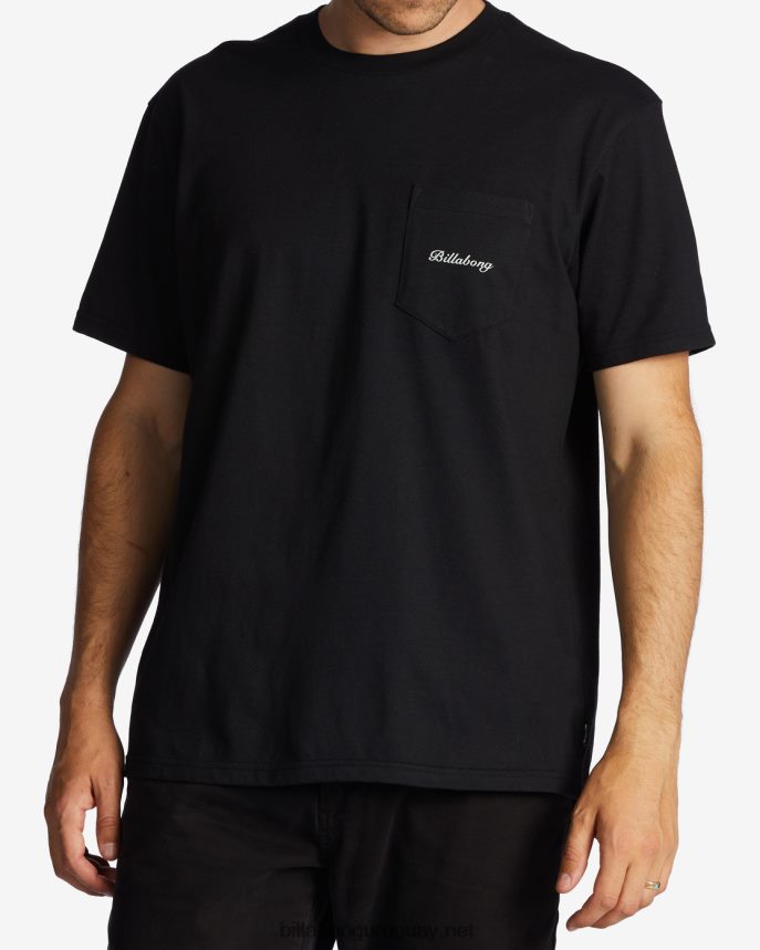 camiseta con bolsillo troppo hombres negro DR6844573 Billabong
