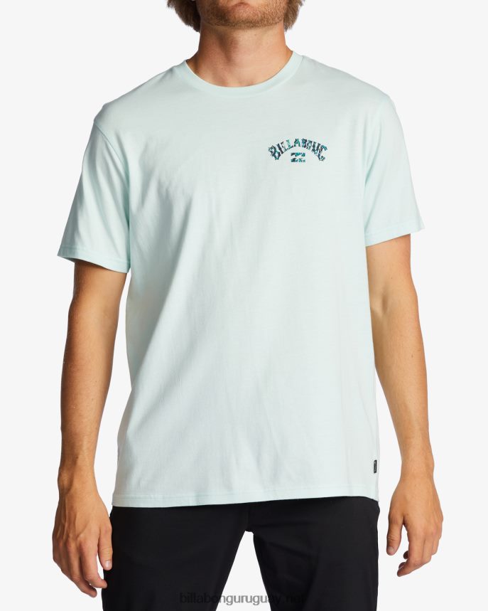 camiseta con relleno de arco hombres cristal marino DR6844523 Billabong