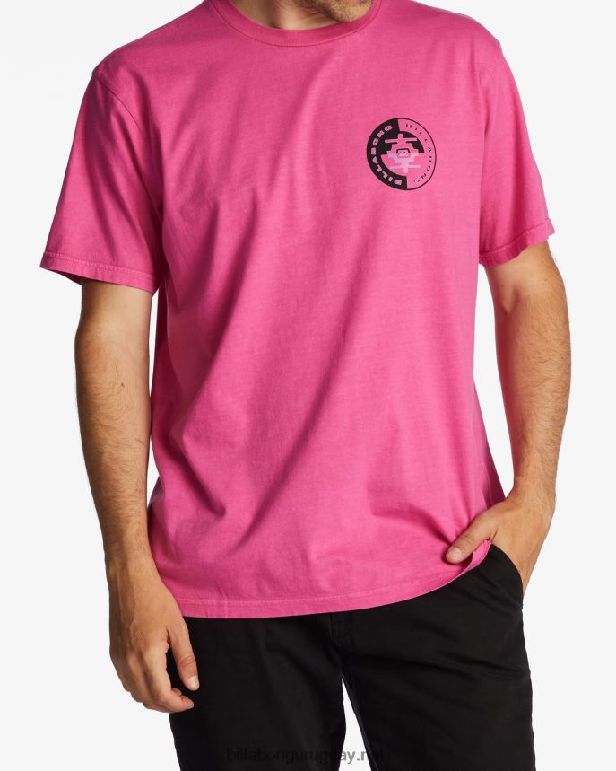 camiseta de conexión hombres fucsia DR6844374 Billabong