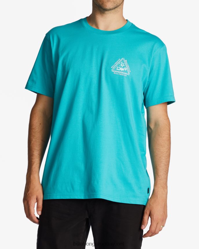 camiseta de cuento hombres verde azulado DR6844607 Billabong
