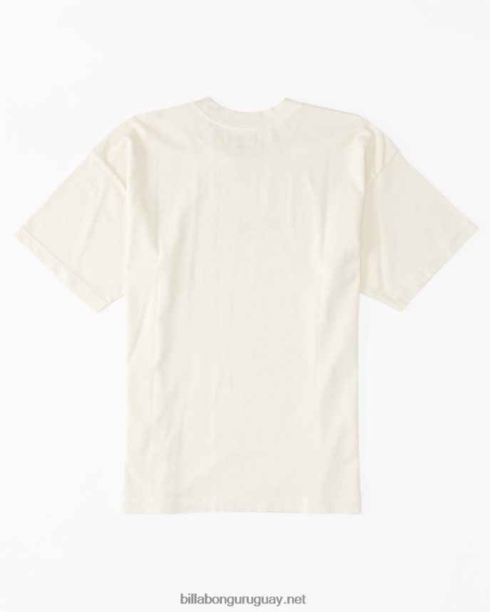 camiseta de manga corta con efecto lavado en la espalda og hombres blanquecino DR6844355 Billabong