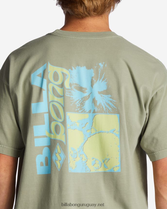 camiseta de manga corta con estampado de colisión og hombres sabio DR6844540 Billabong