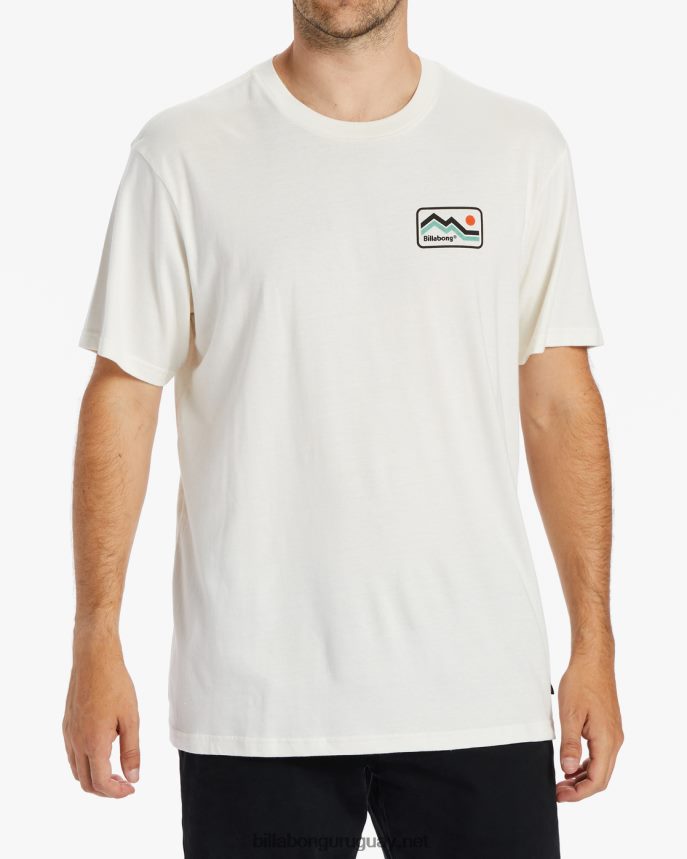 camiseta de manga corta con largo a/div hombres blanquecino DR6844475 Billabong
